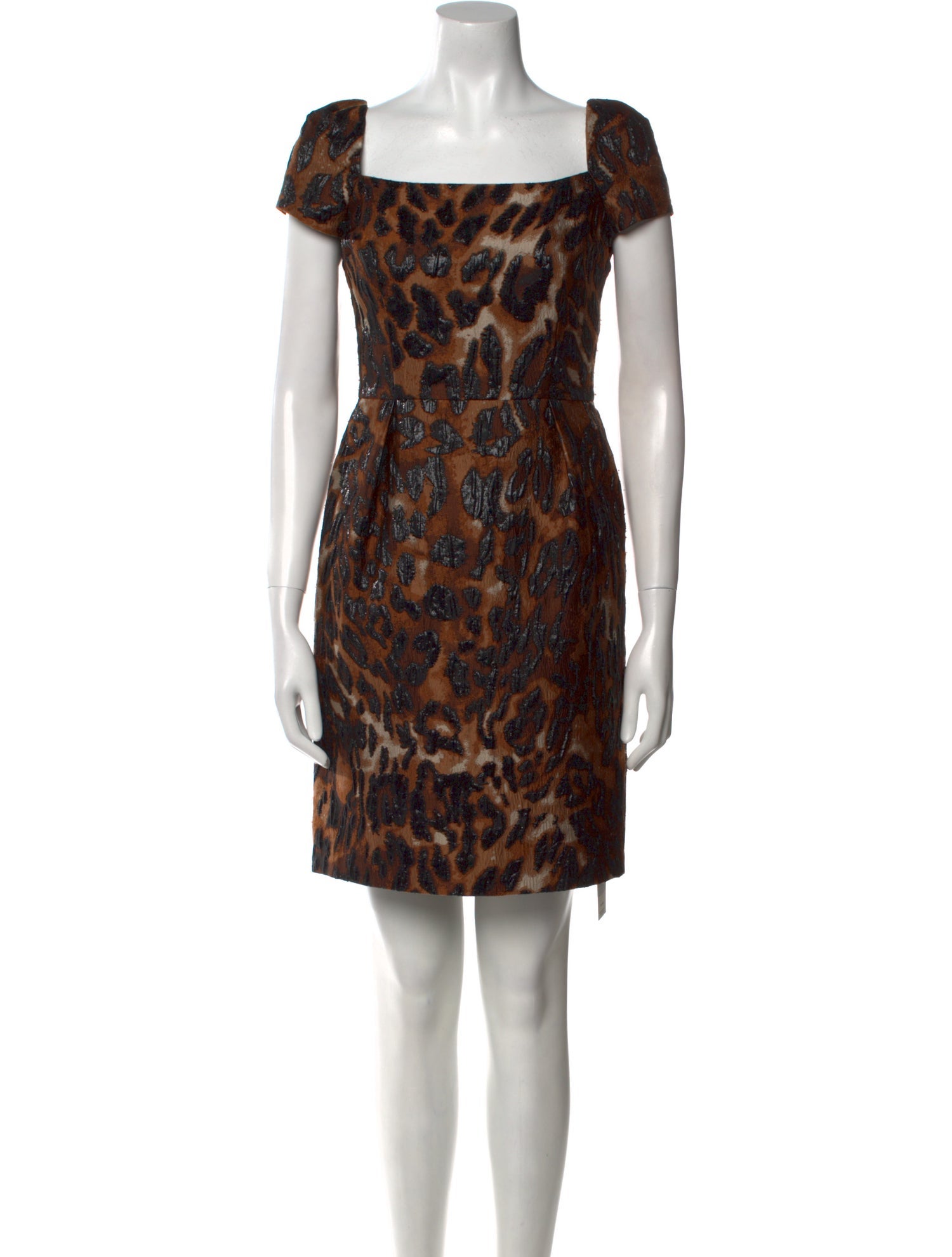 Escada Animal Print Mini Dress