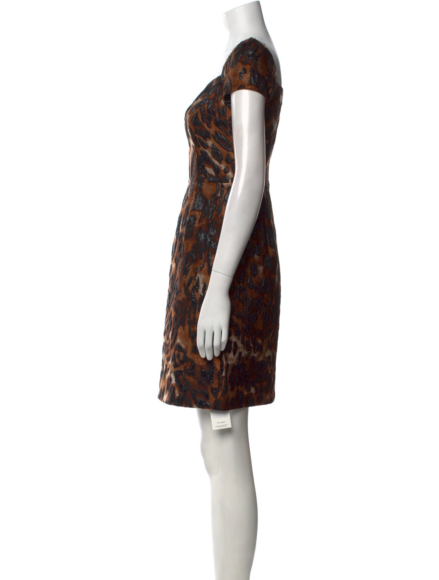 Escada Animal Print Mini Dress