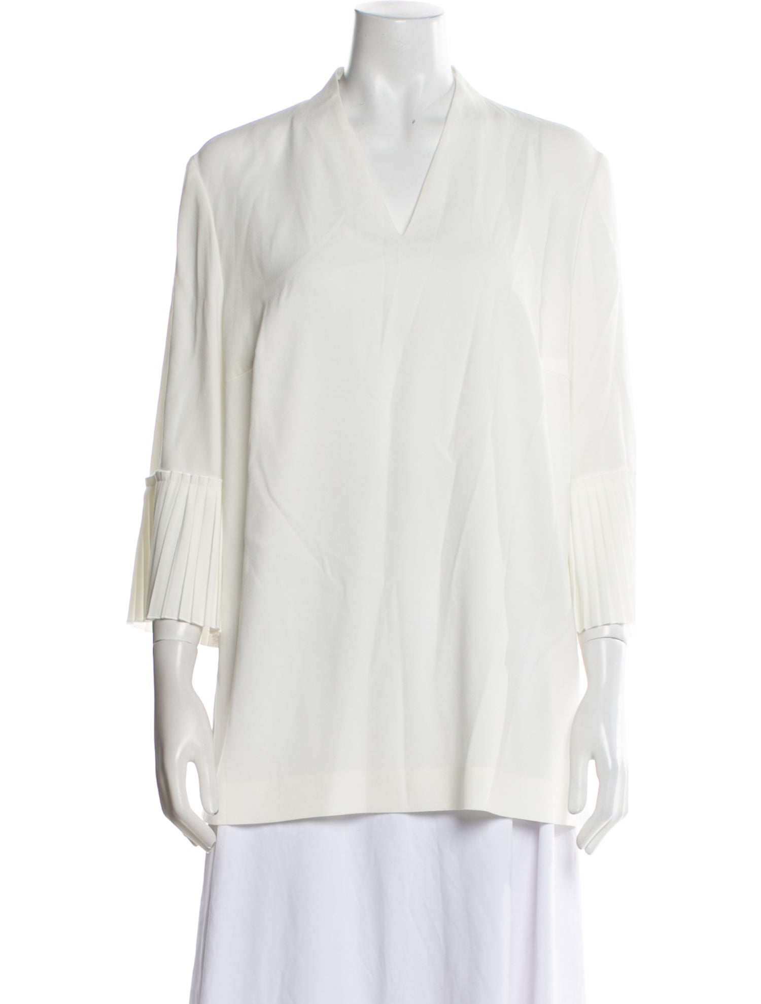 Escada V-Neck Three-Quarter Sleeve Tunic