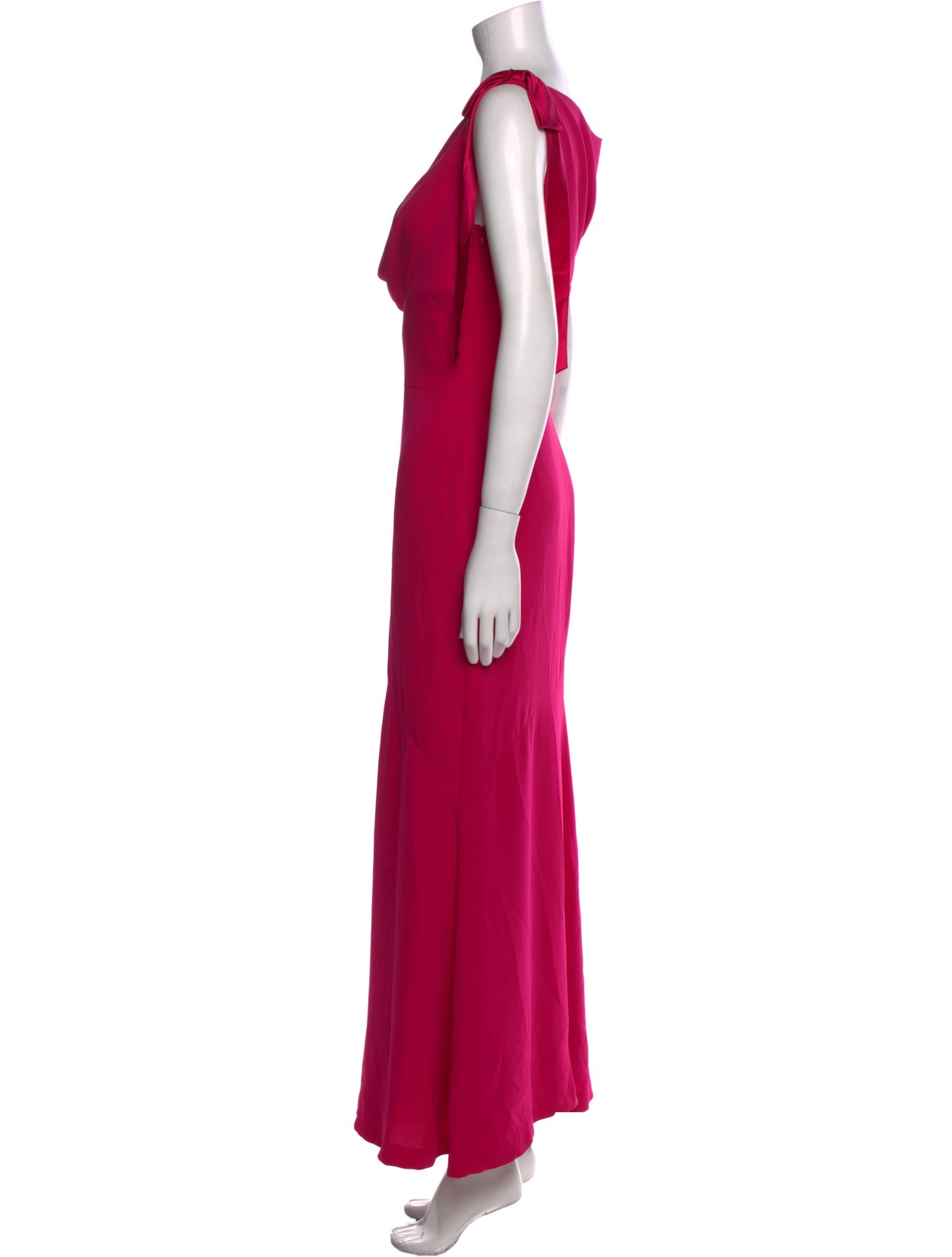 Escada Cowl Neck Long Dress