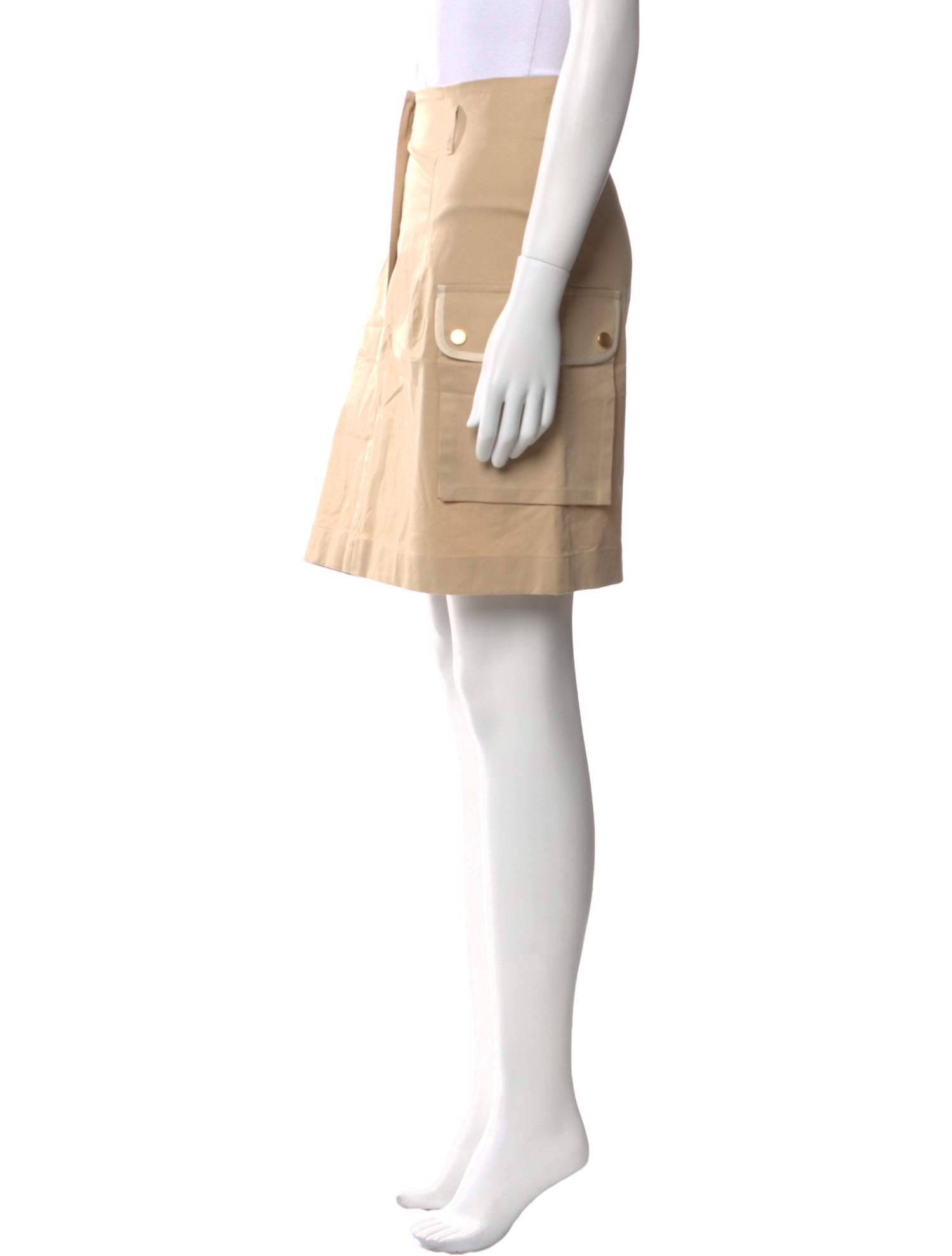 Escada Pleated Accents Mini Skirt w/ Tags