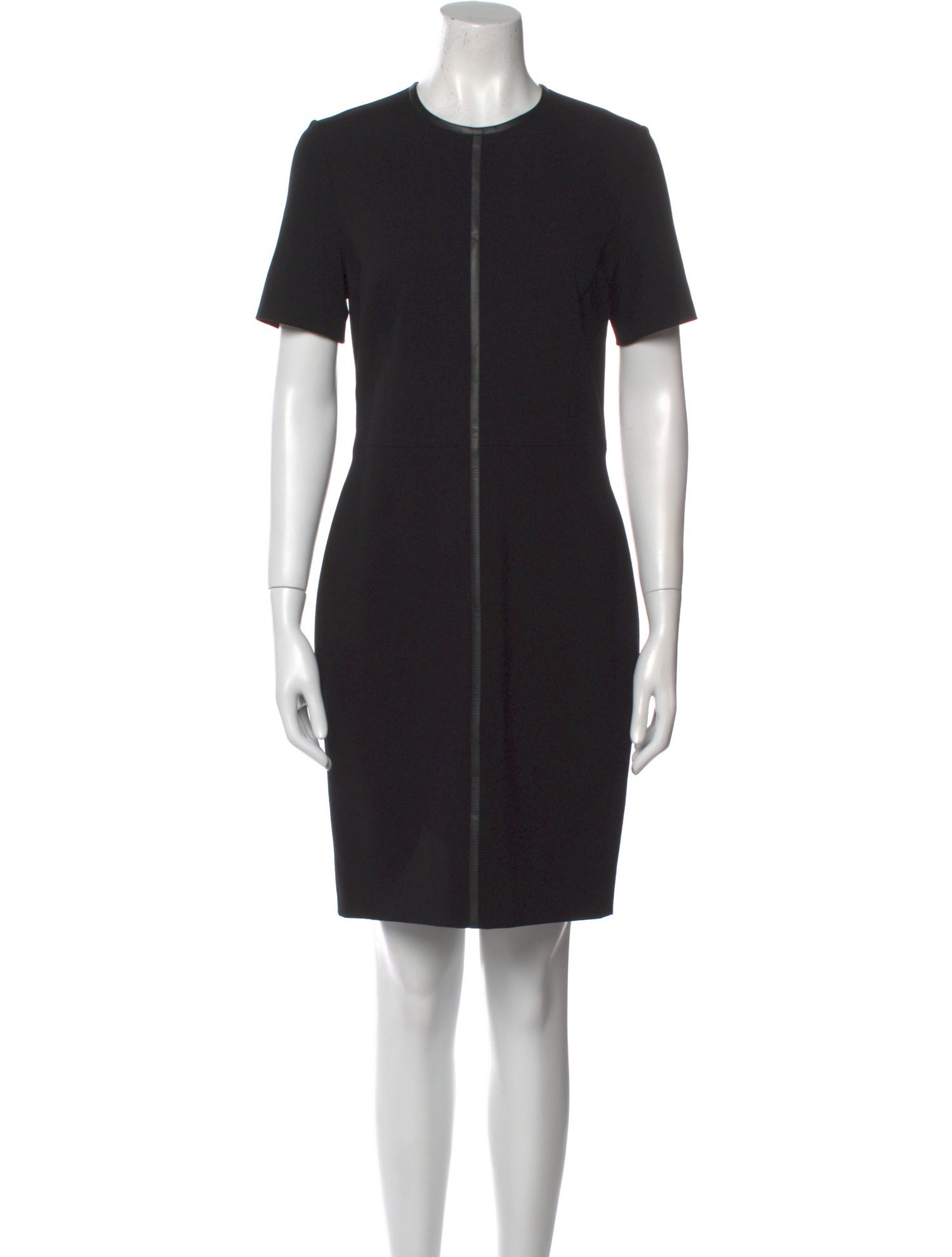 Escada Crew Neck Knee-Length Dress