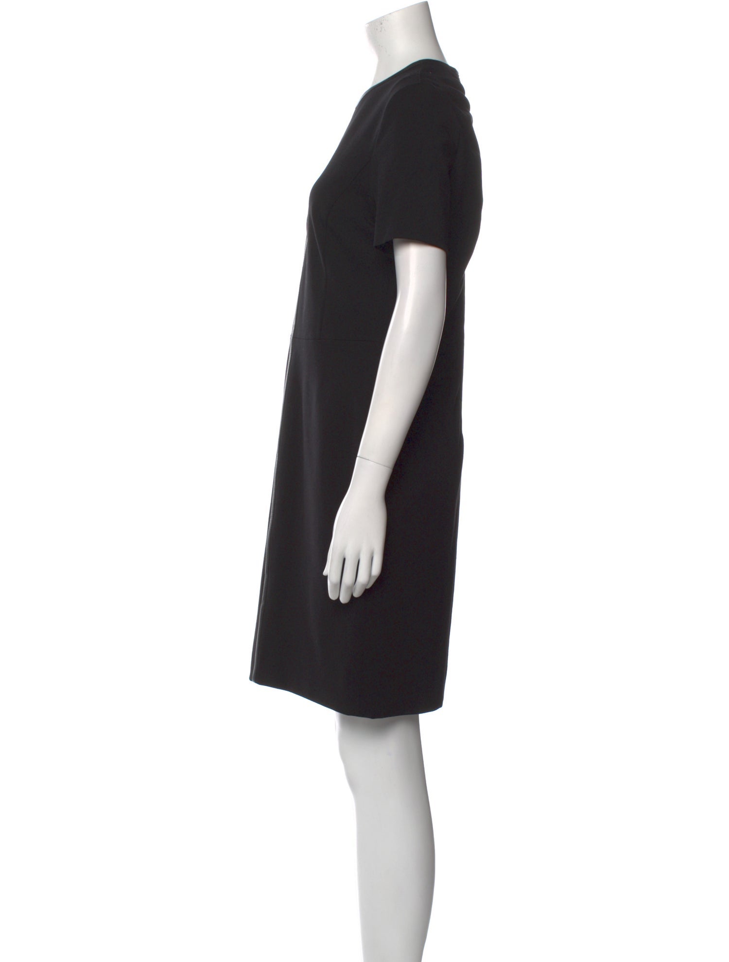 Escada Crew Neck Knee-Length Dress