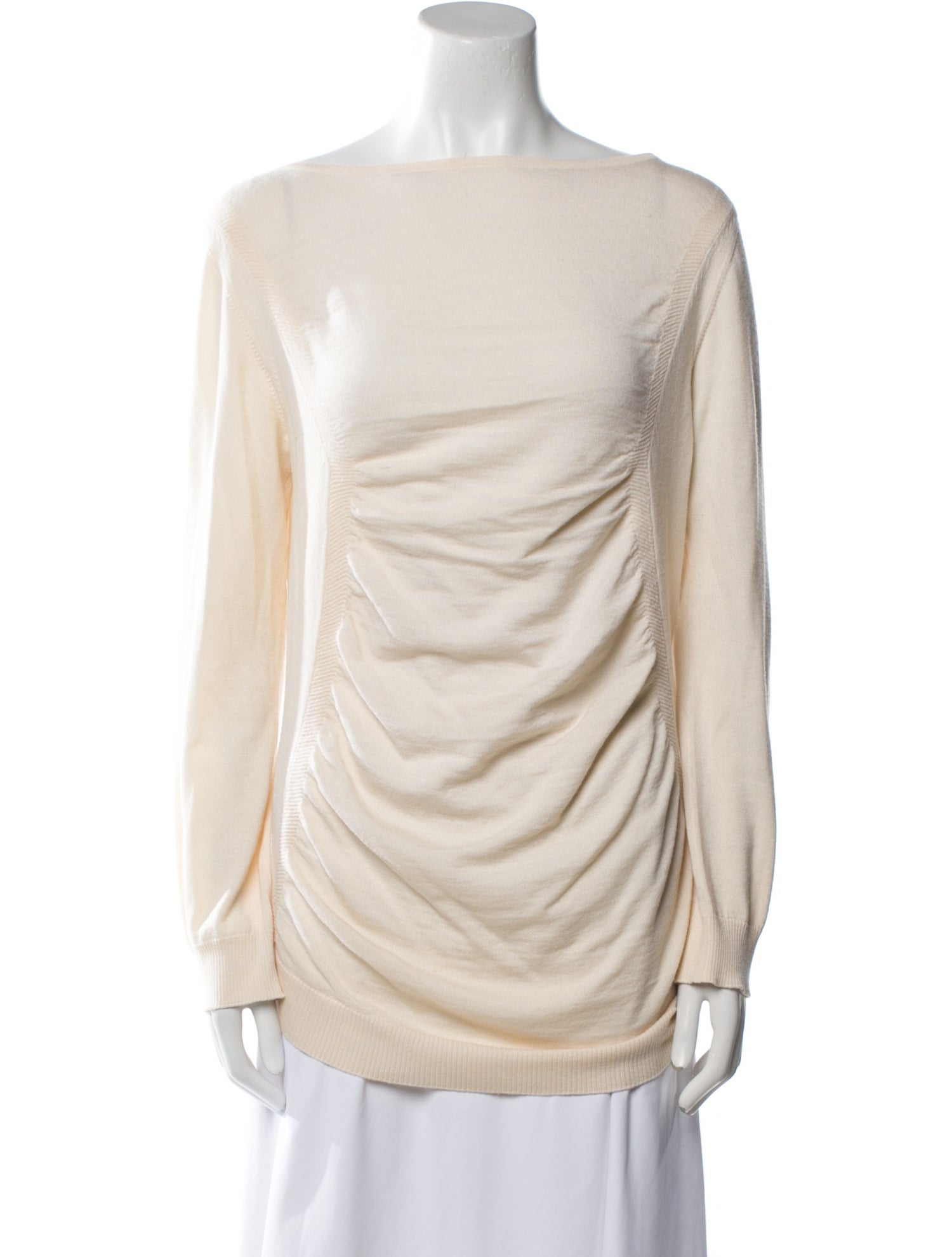 Escada Virgin Wool Bateau Neckline Sweater