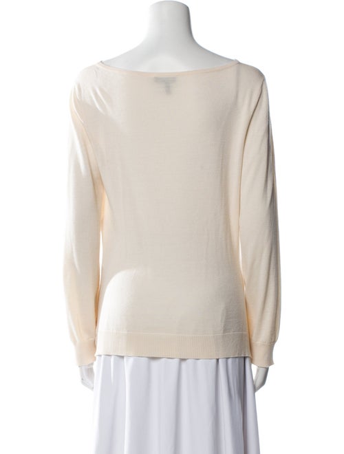 Escada Virgin Wool Bateau Neckline Sweater