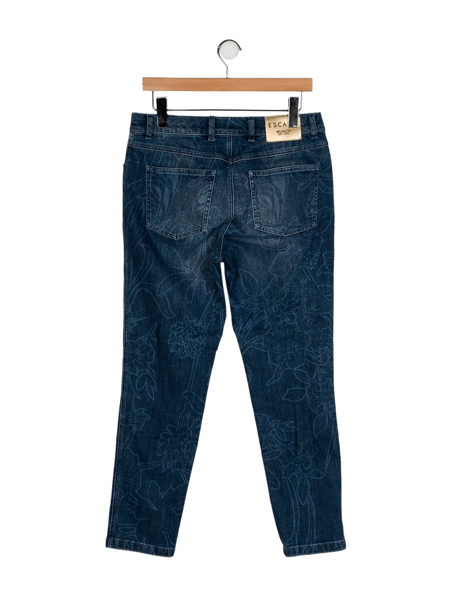 Escada Mid-Rise Straight Leg Jeans