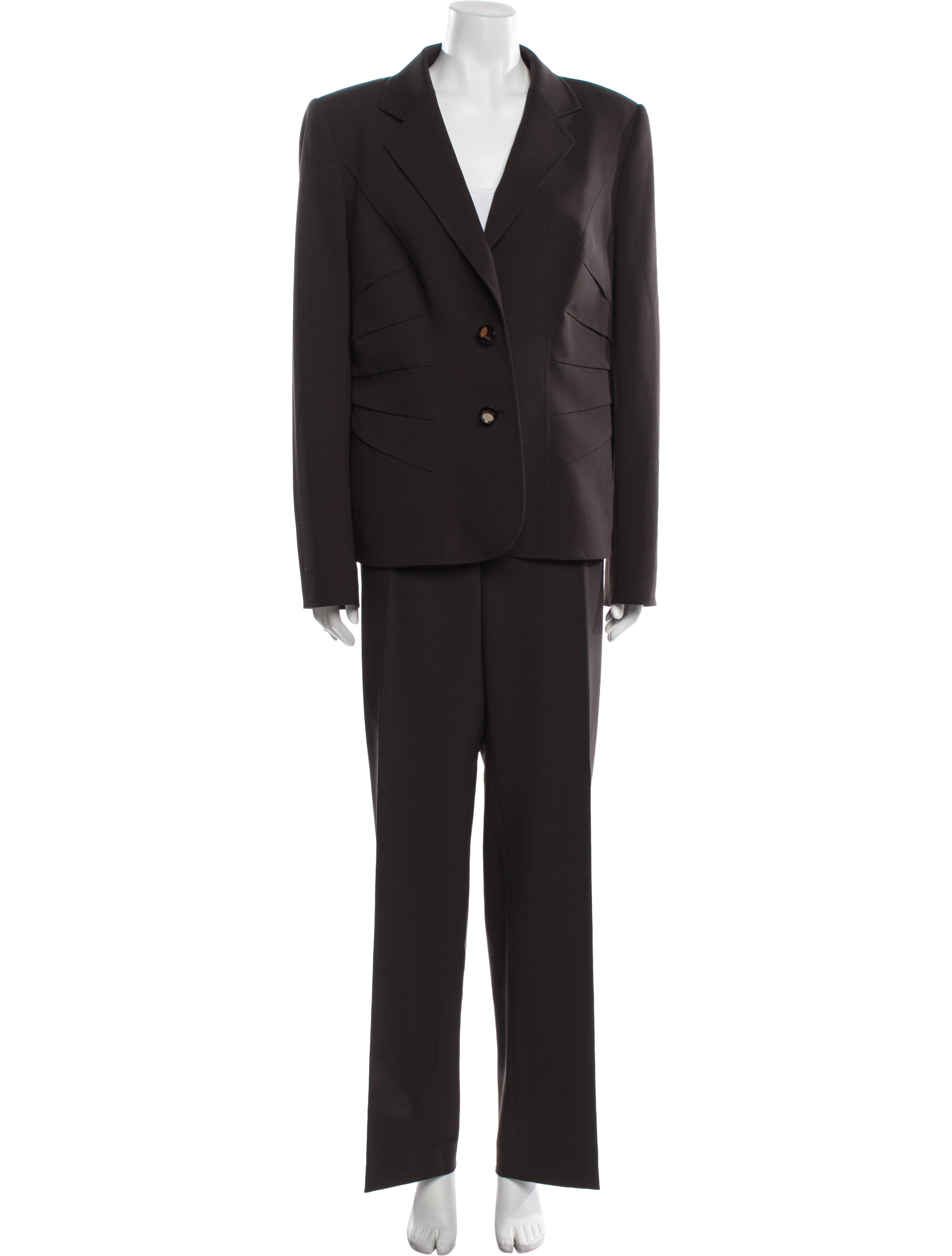 Escada Virgin Wool Pantsuit