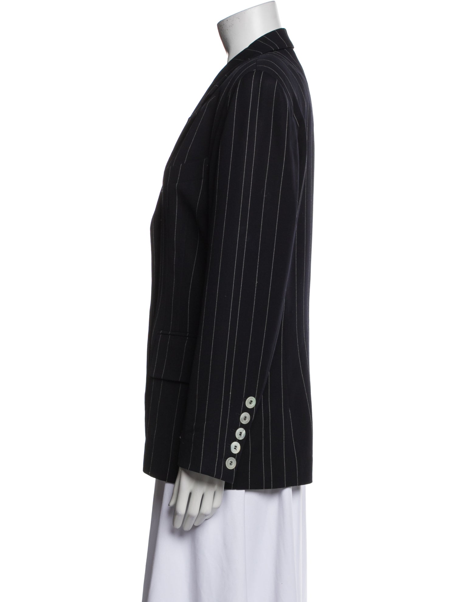Escada Wool Striped Blazer