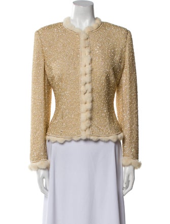 Escada Silk Tweed Pattern Evening Jacket