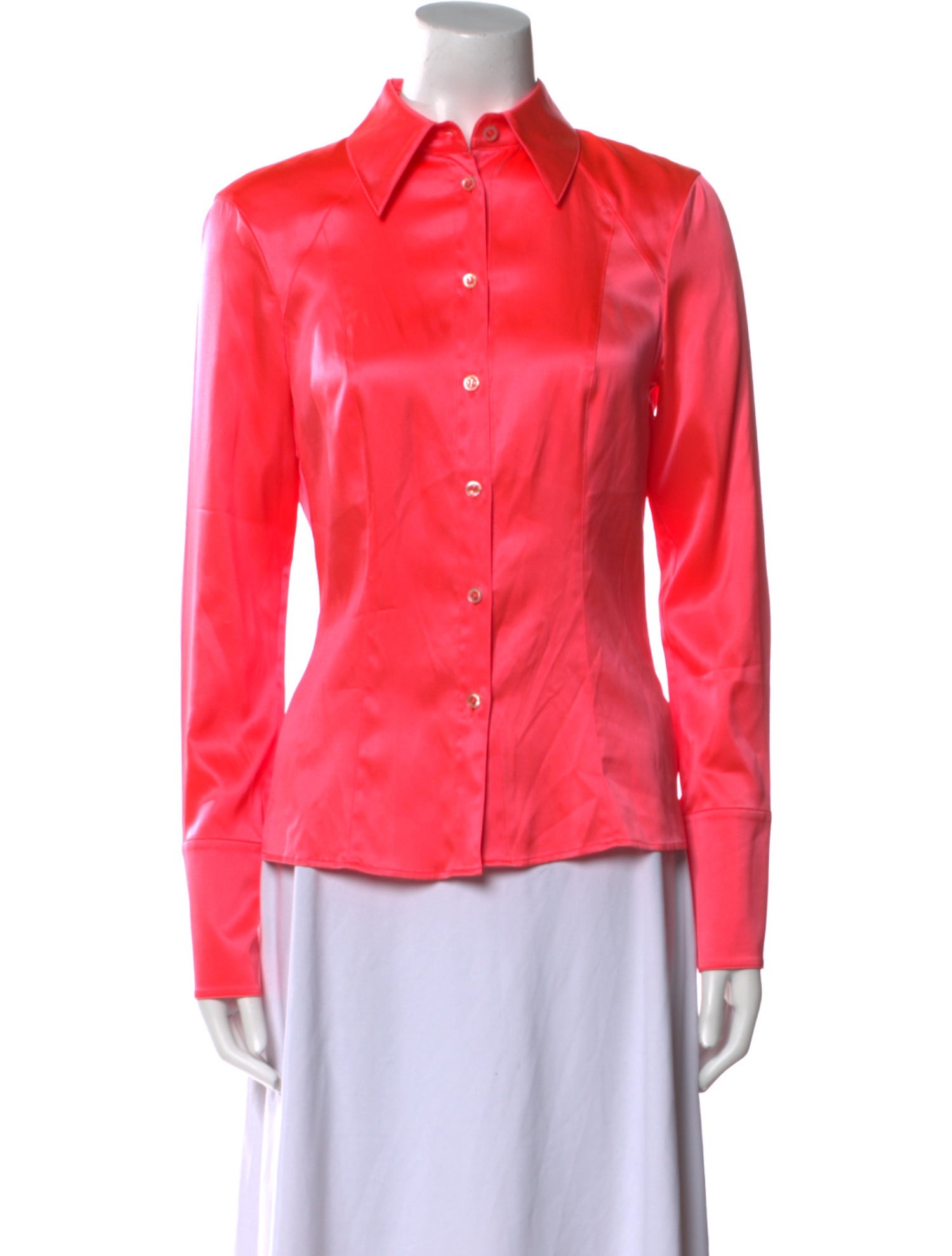 Escada Vintage Silk Button-Up Top