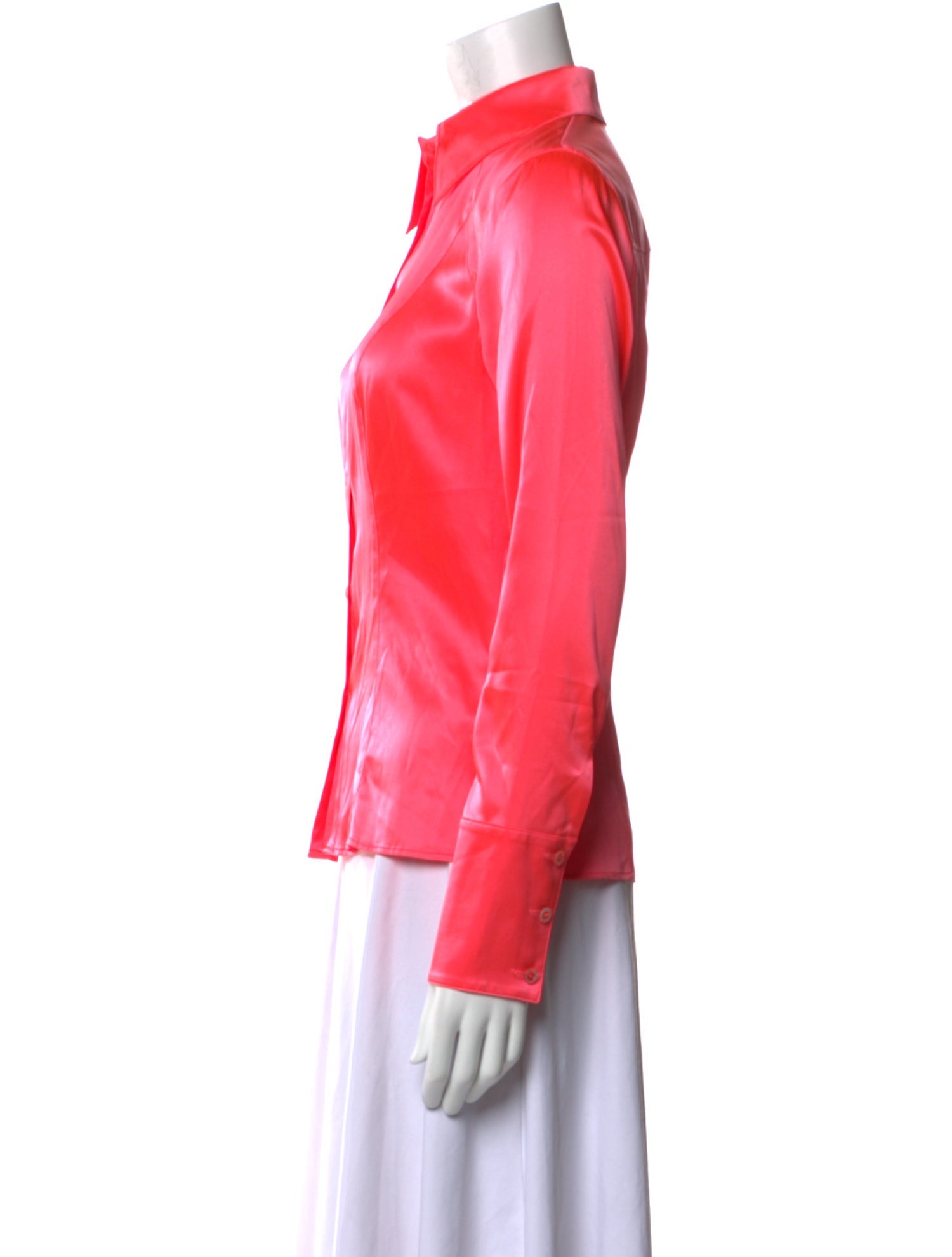 Escada Vintage Silk Button-Up Top