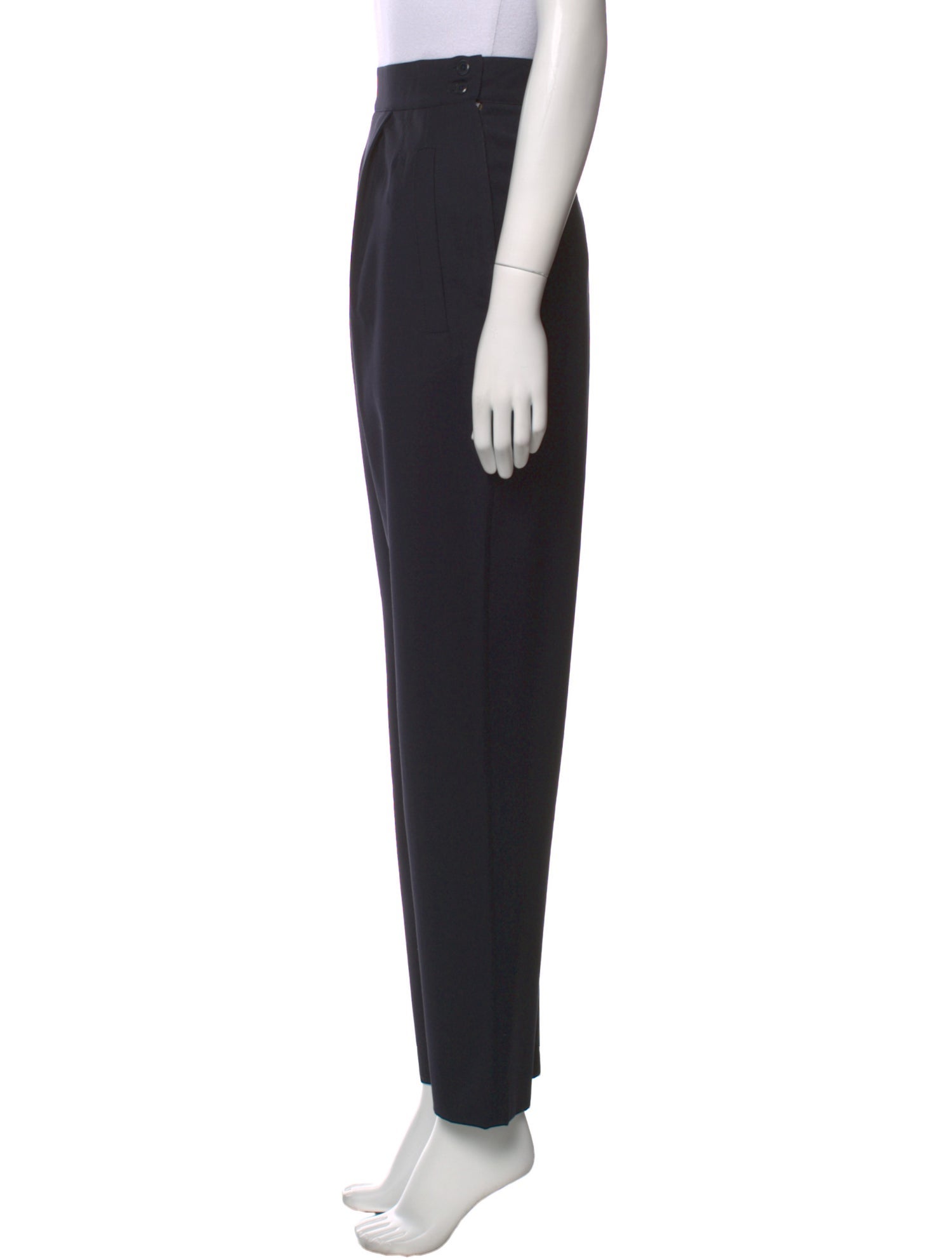 Escada Wool Straight Leg Pants