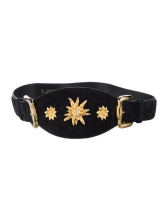 Escada Wide Suede Belt