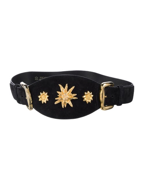 Escada Wide Suede Belt