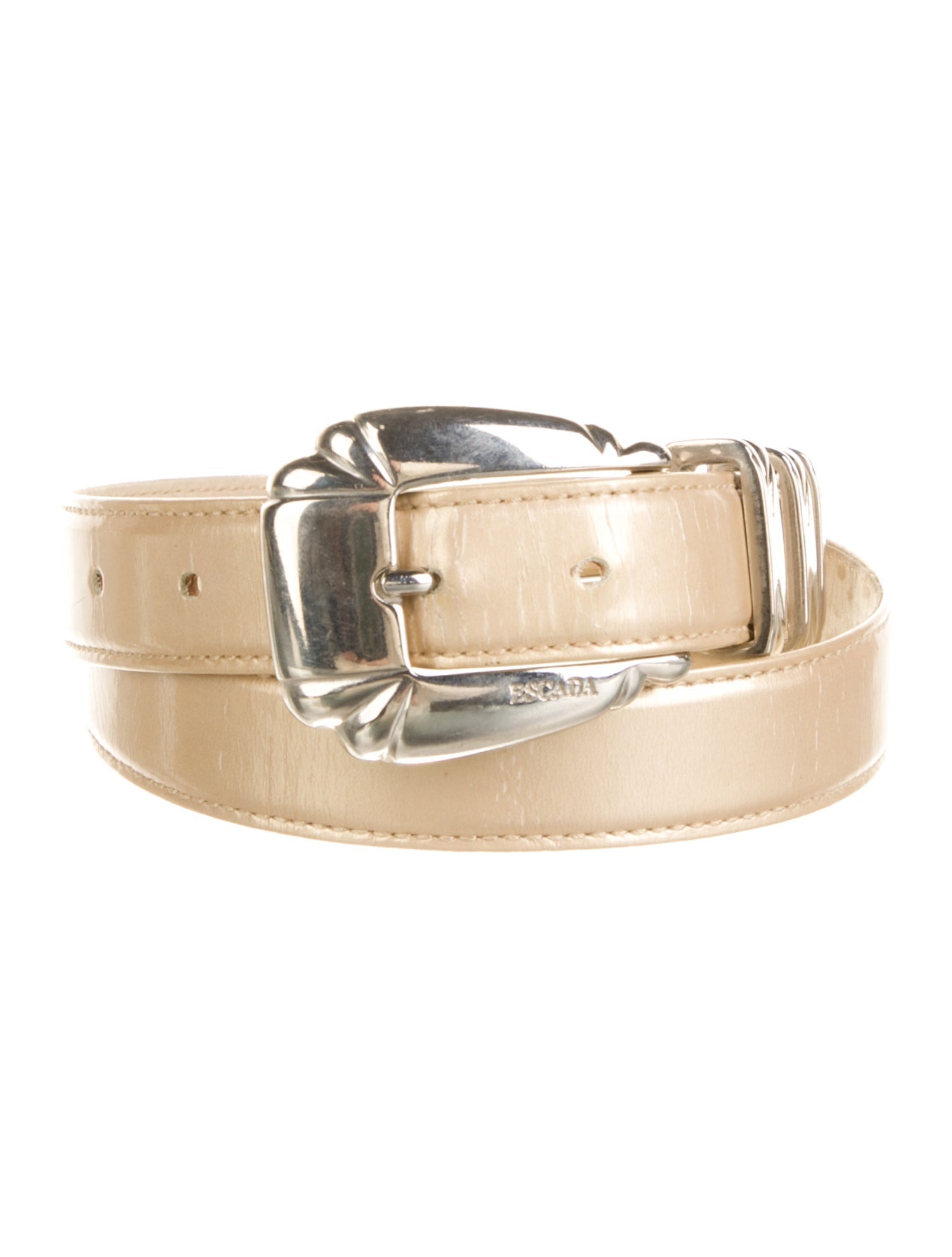 Escada Skinny Leather Belt