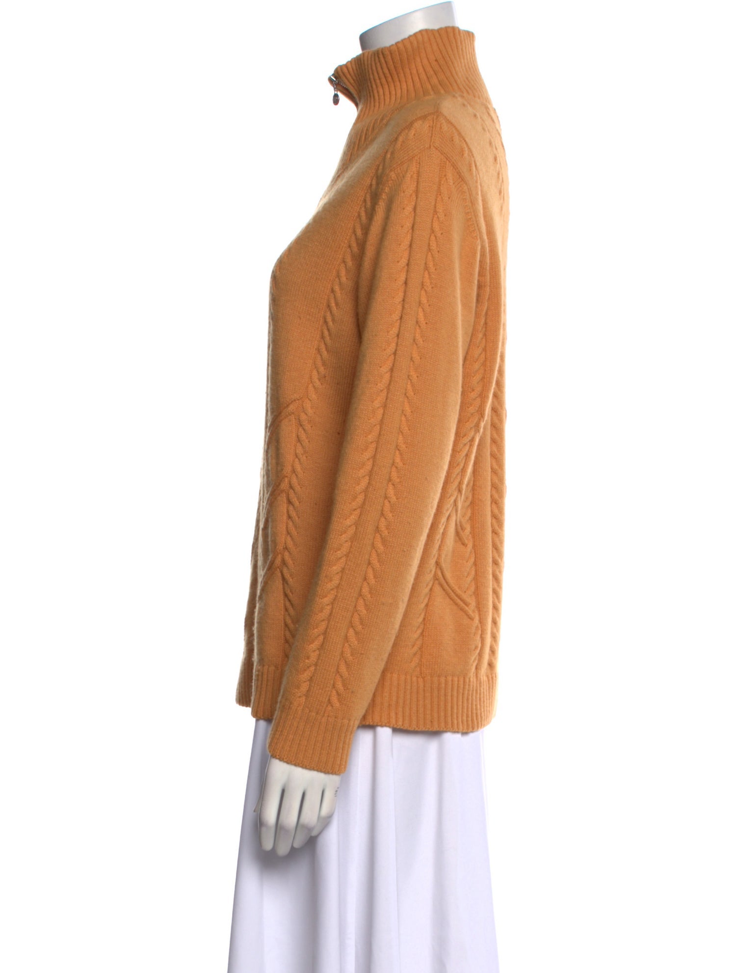 Escada Virgin Wool Mock Neck Sweater