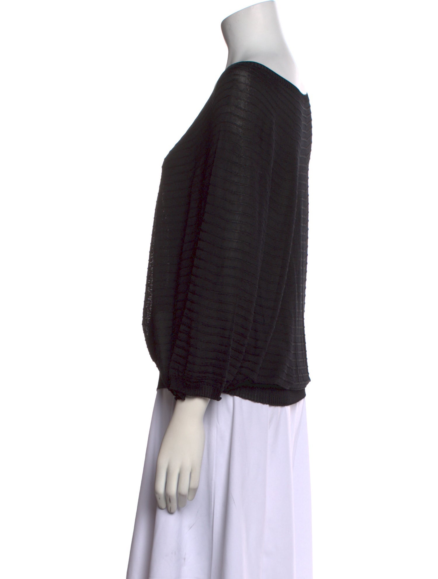 Escada Silk Scoop Neck Sweater