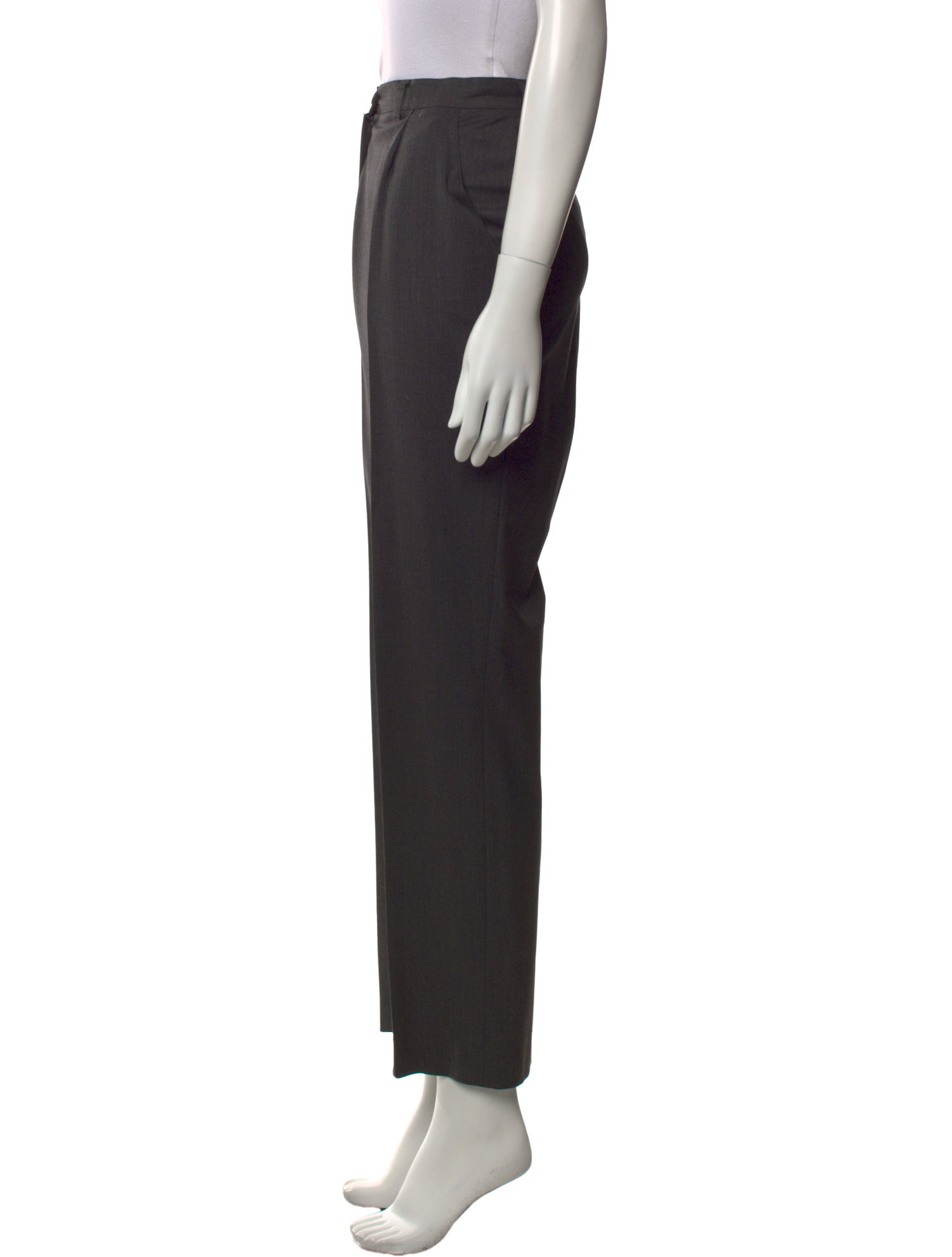 Escada Virgin Wool Straight Leg Pants