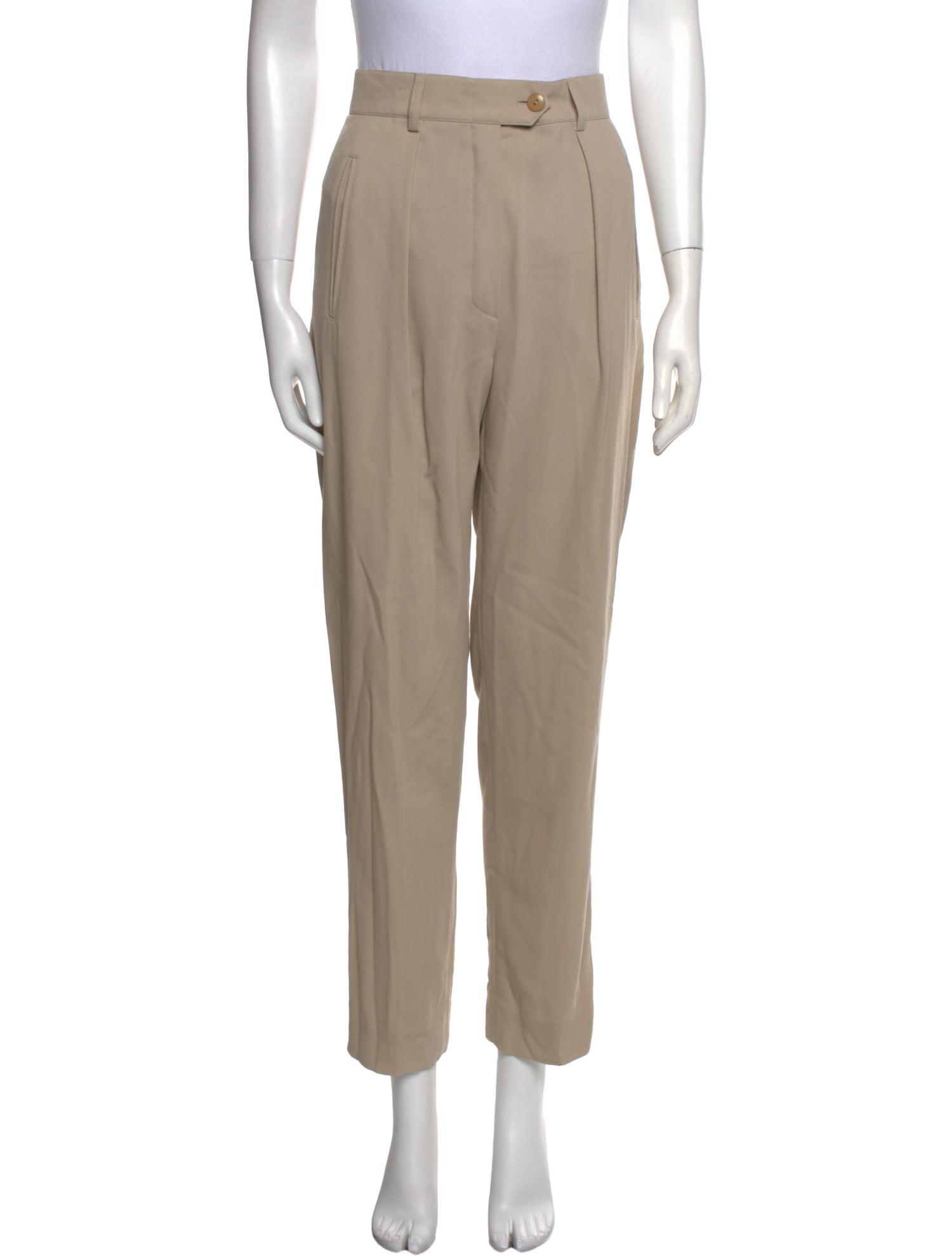 Escada Silk Straight Leg Pants