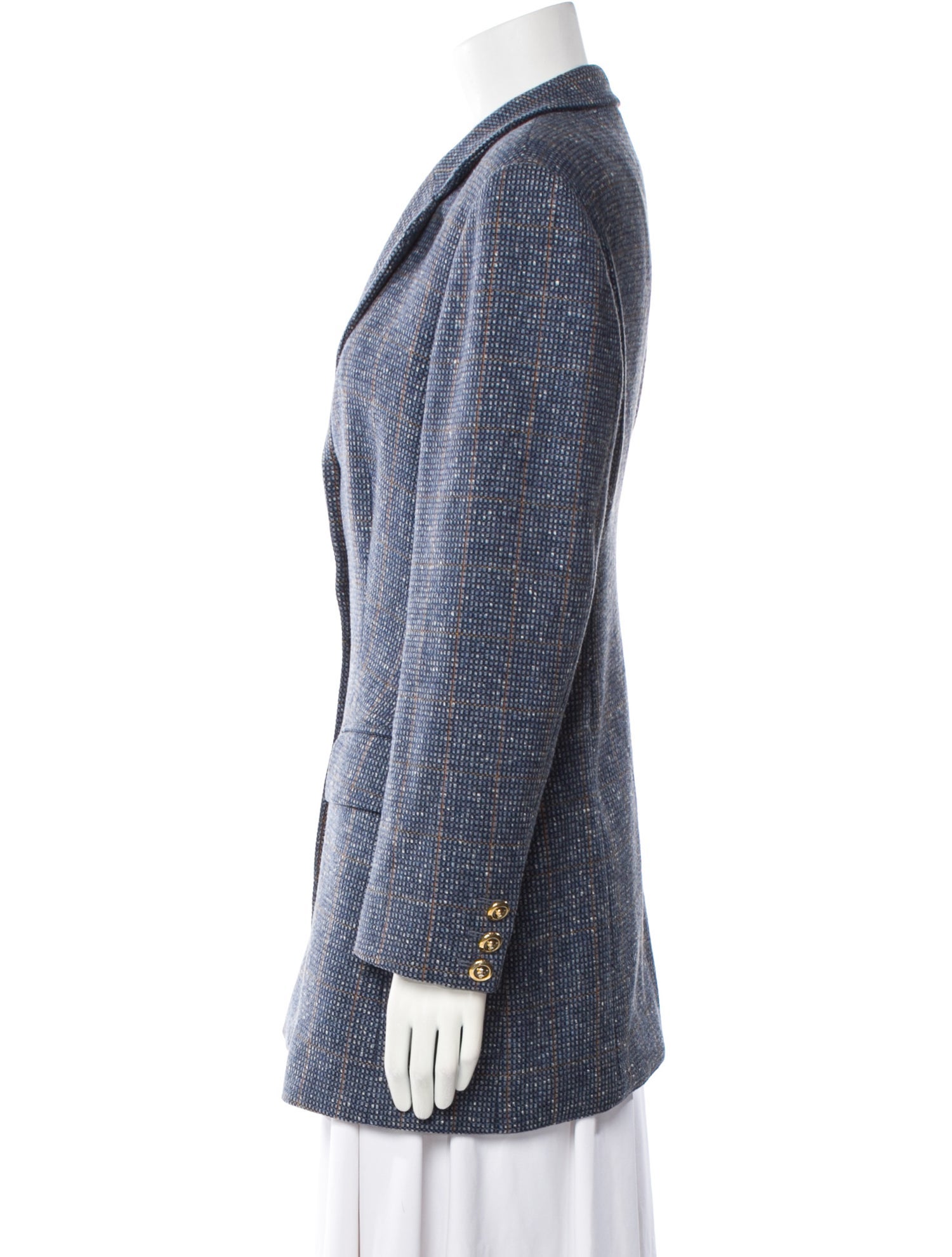 Escada Wool Striped Blazer