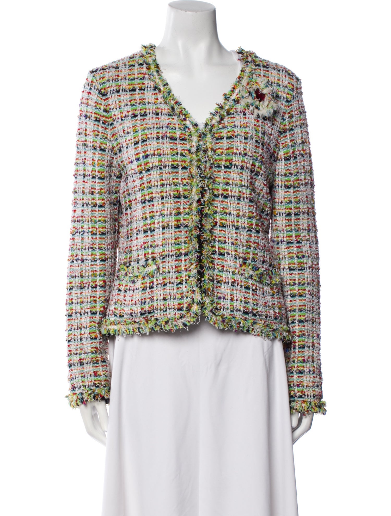 Escada Tweed Pattern Evening Jacket