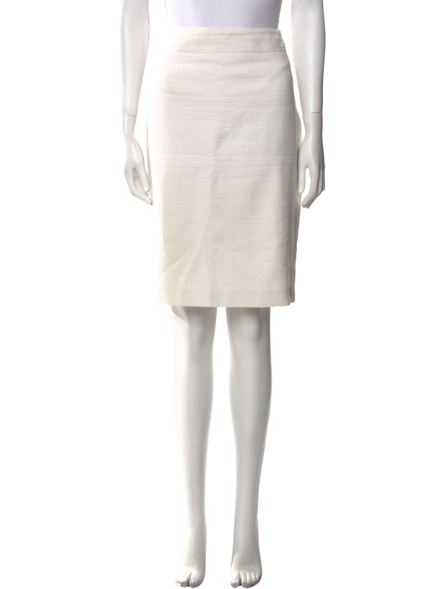 Escada Embroidered Accent Knee-Length Skirt
