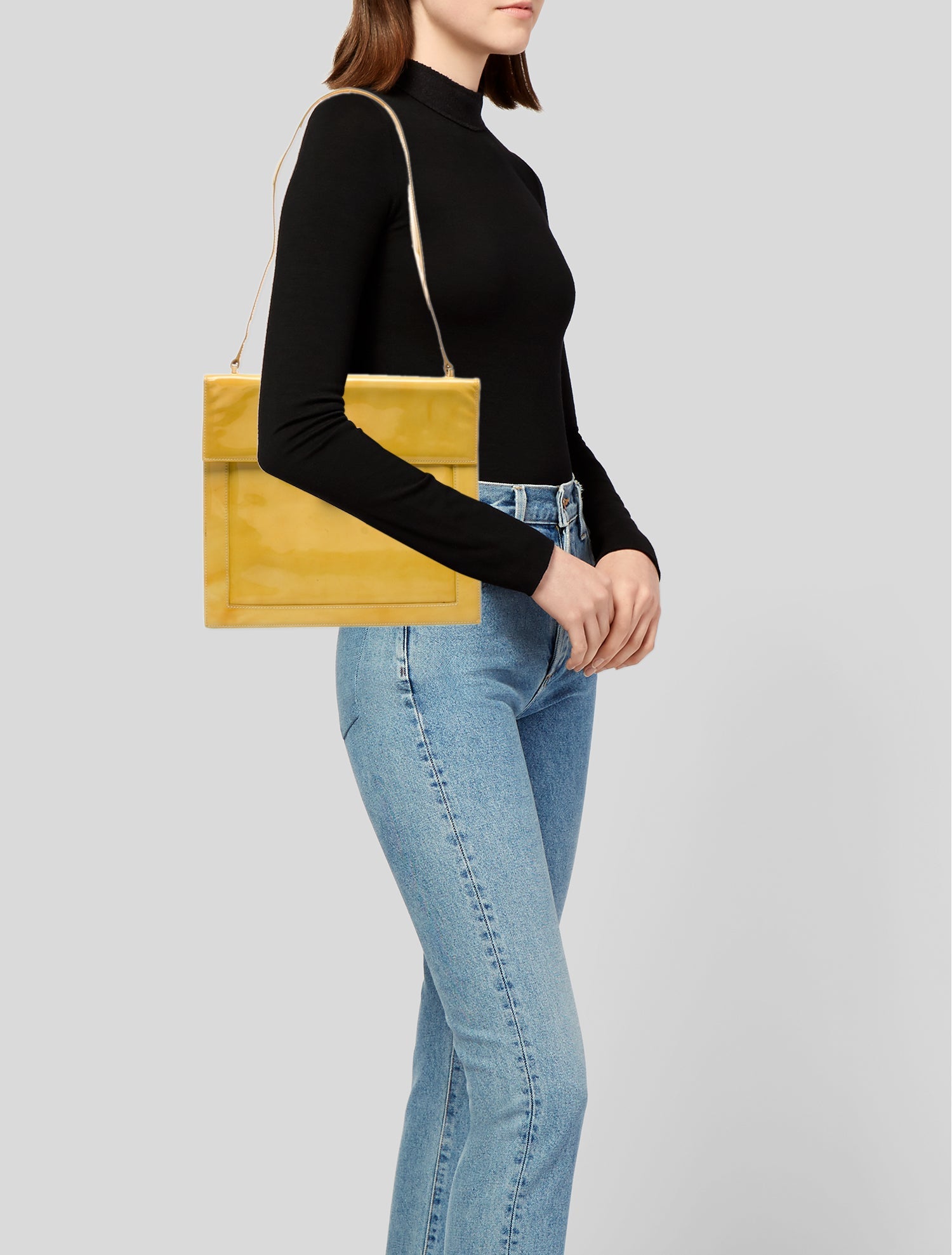 Escada Patent Leather Shoulder Bag Vintage