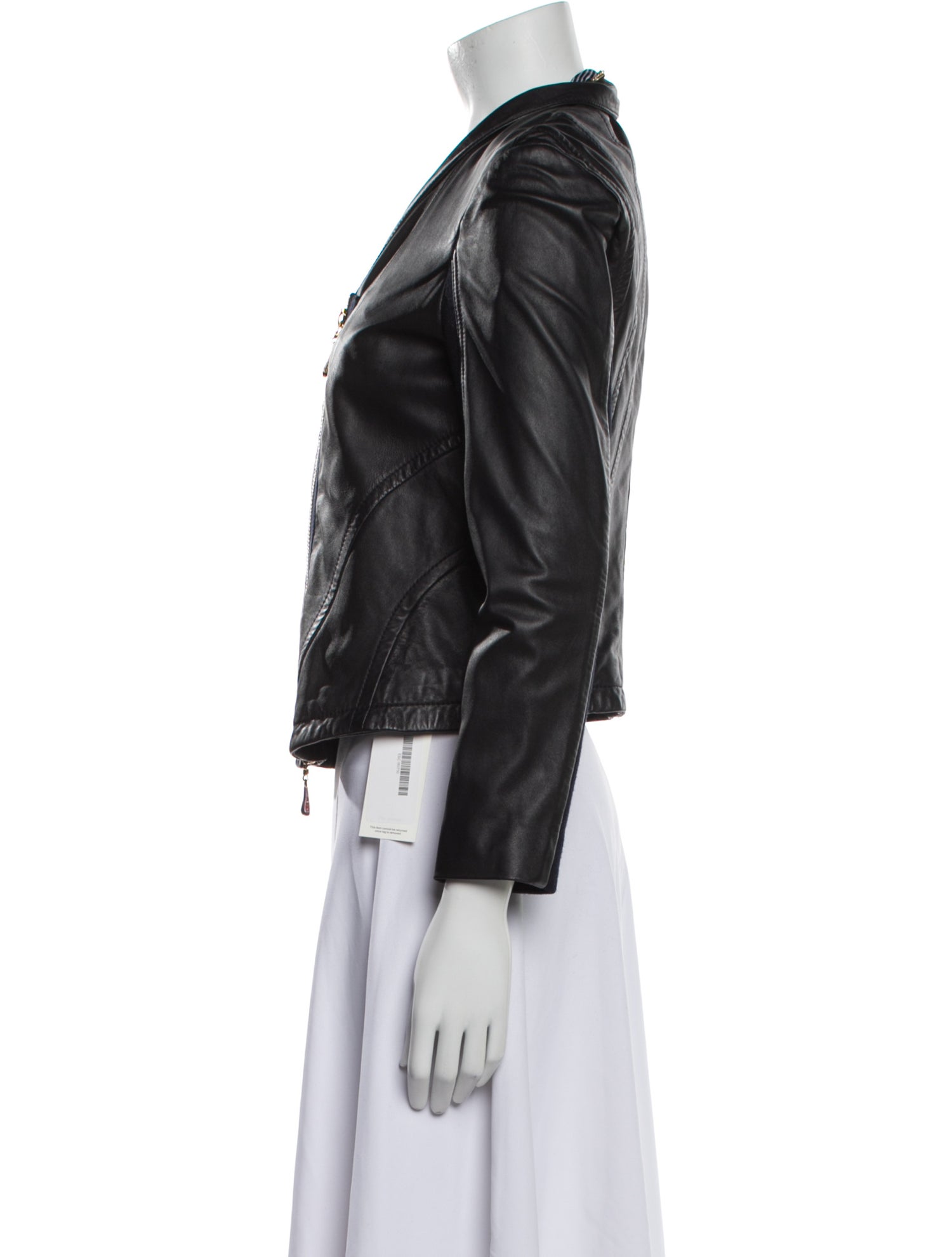 Escada Leather Biker Jacket
