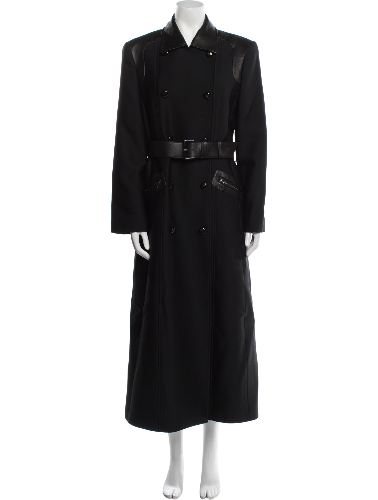 Escada Virgin Wool Trench Coat