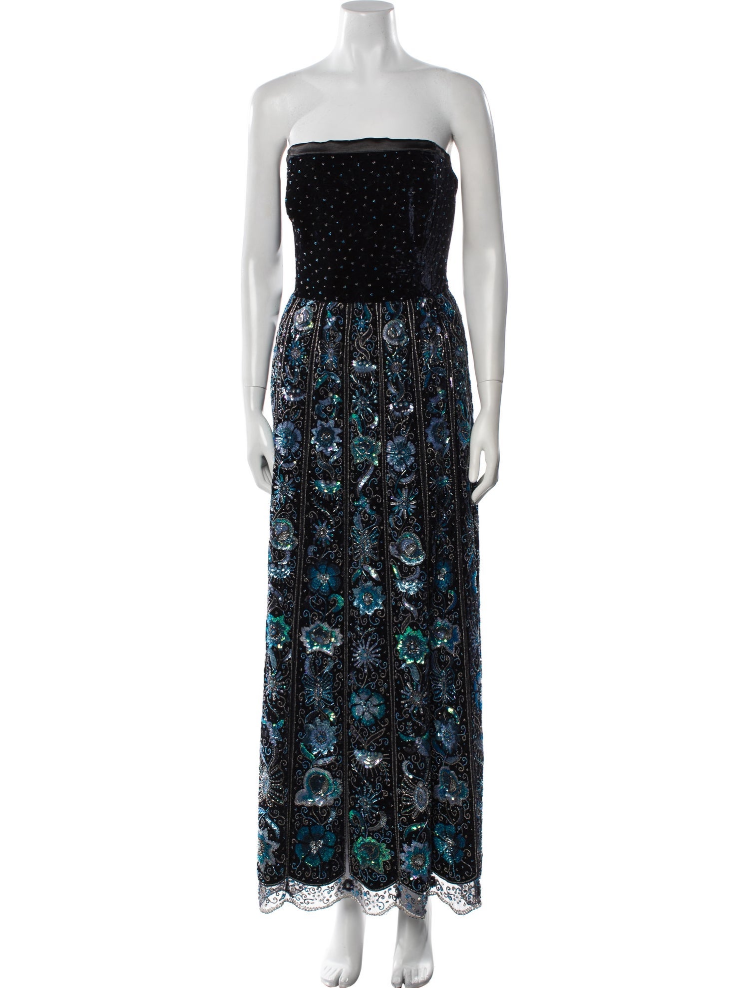 Escada Printed Long Dress