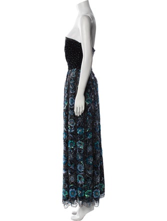 Escada Printed Long Dress