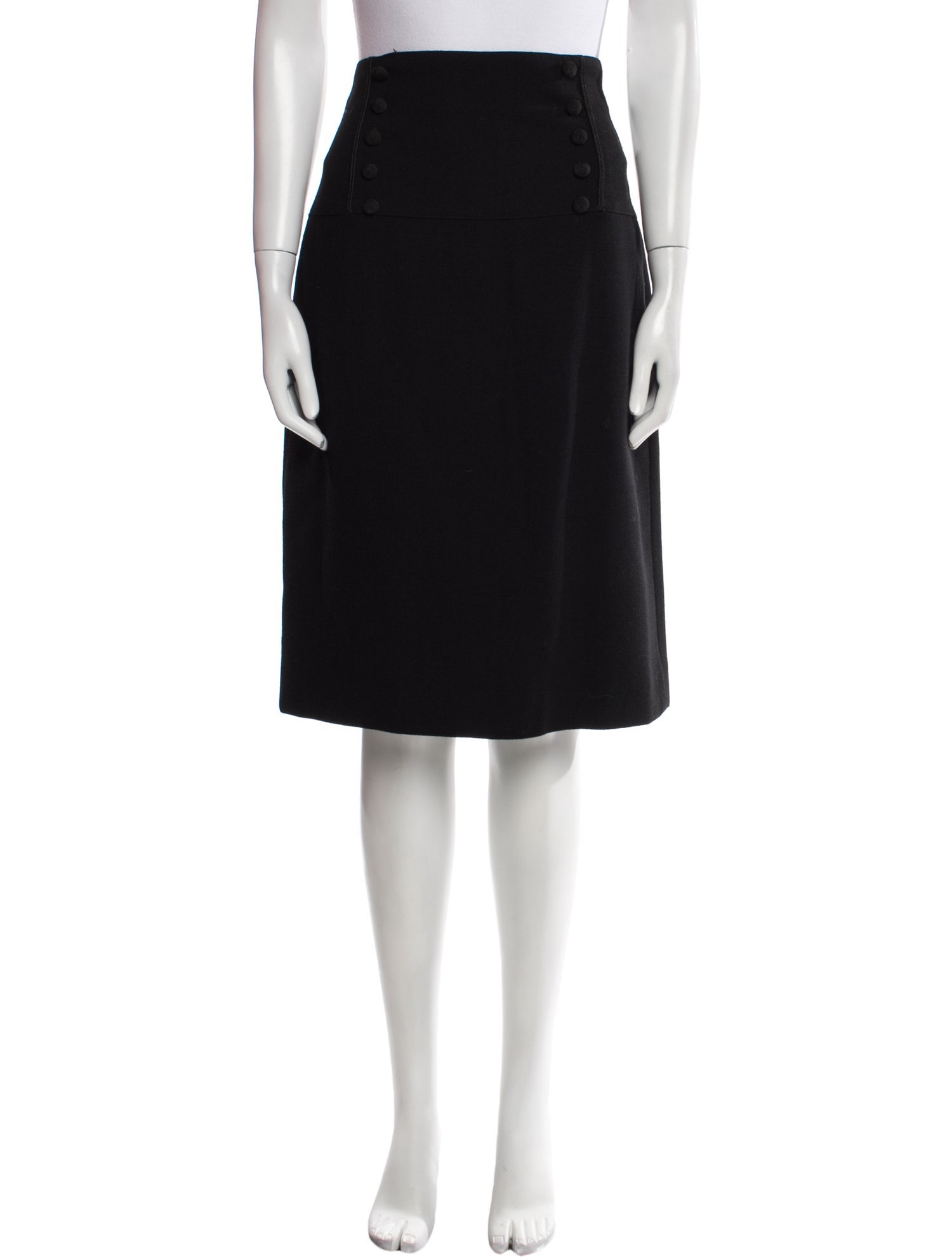 Escada Wool Knee-Length Skirt