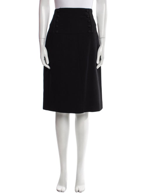 Escada Wool Knee-Length Skirt