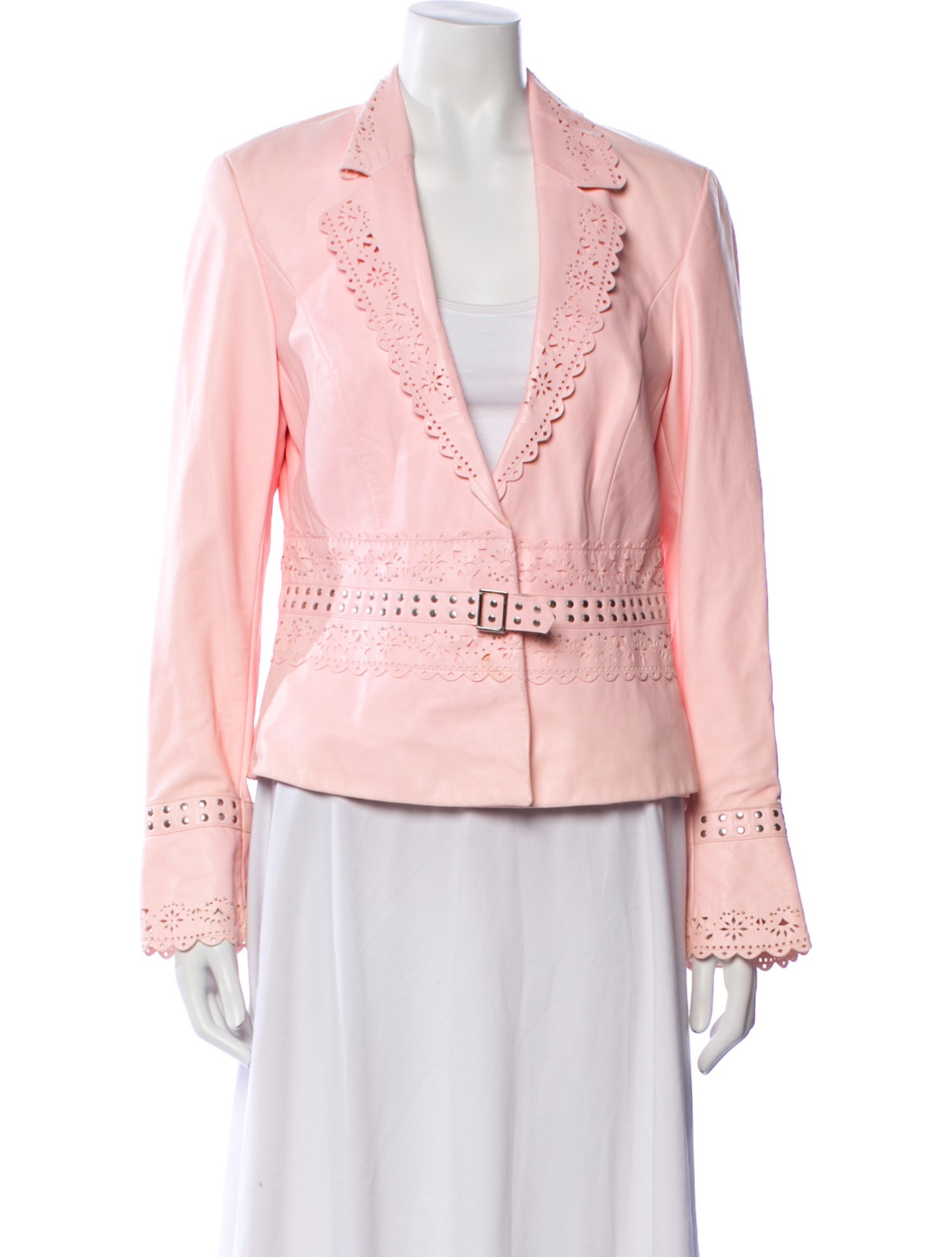 Escada Leather Biker Jacket