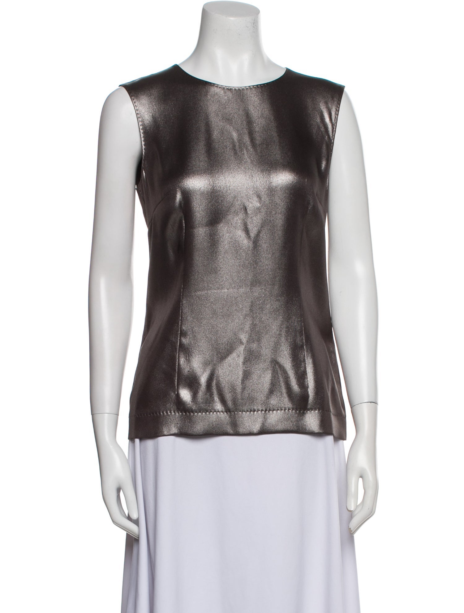 Escada Silk Crew Neck Top
