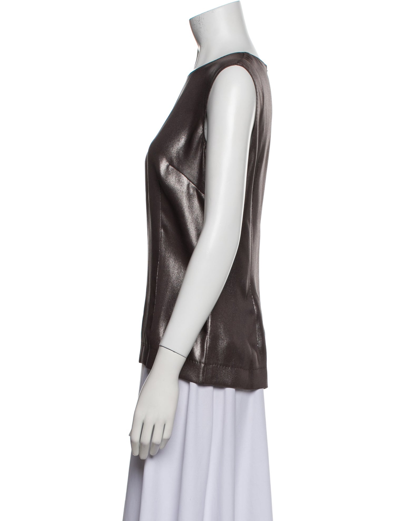 Escada Silk Crew Neck Top