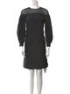 Escada Crew Neck Knee-Length Dress