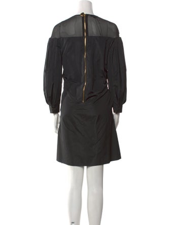 Escada Crew Neck Knee-Length Dress