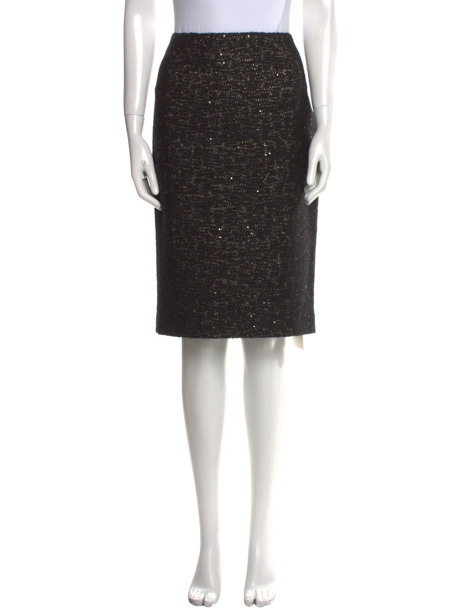 Escada Sequin Embellishments Knee-Length Skirt