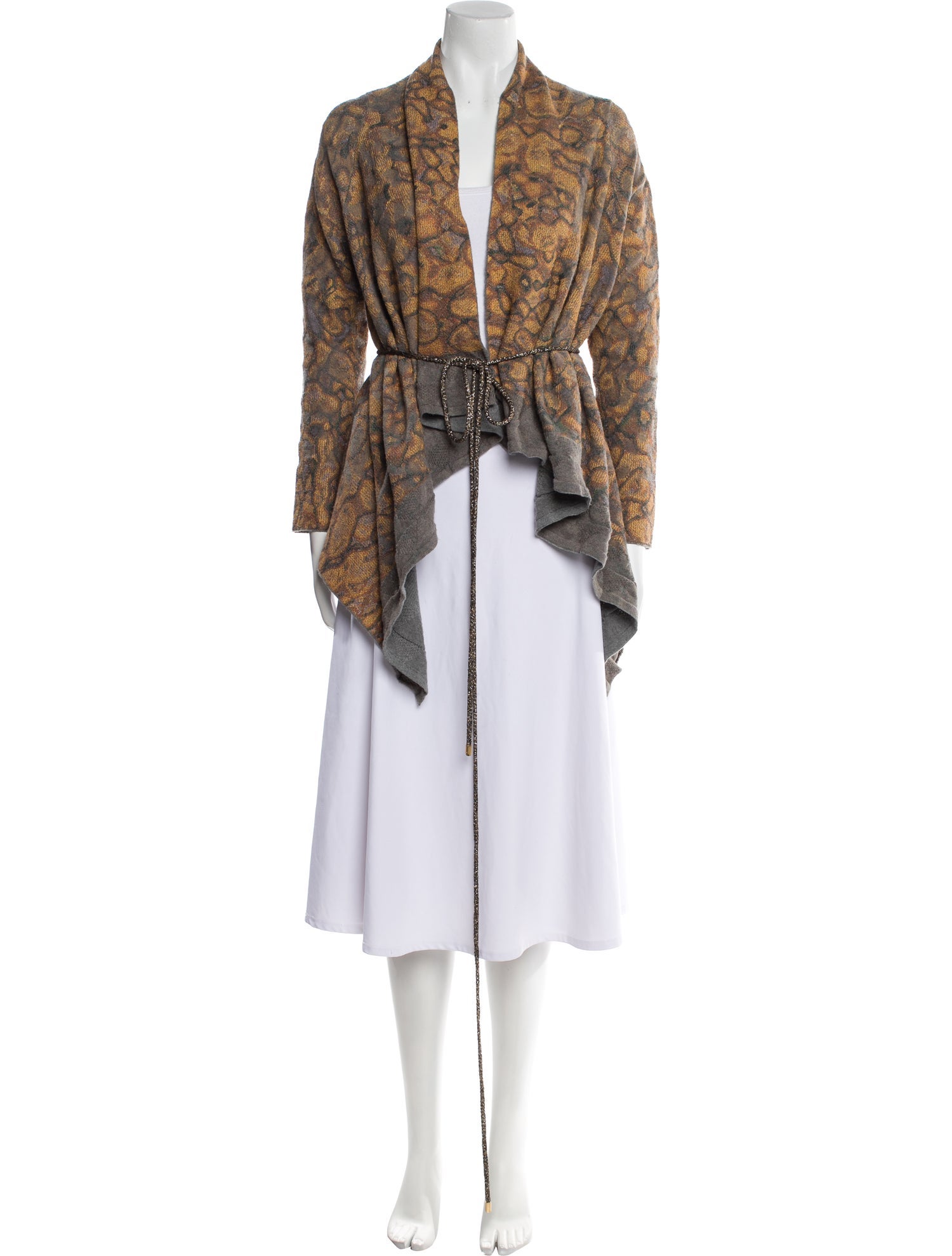 Escada Virgin Wool Printed Sweater