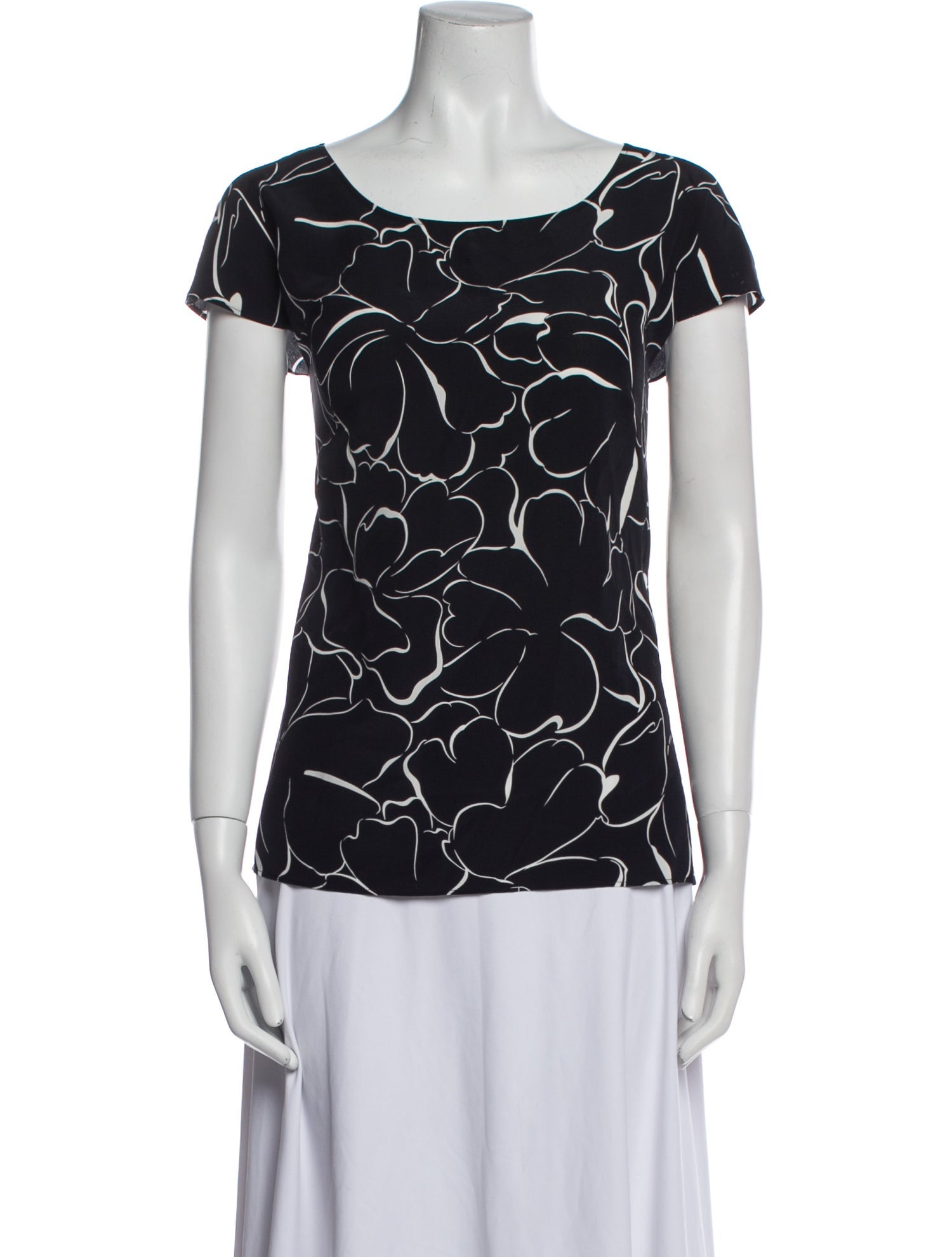 Escada Silk Printed T-Shirt
