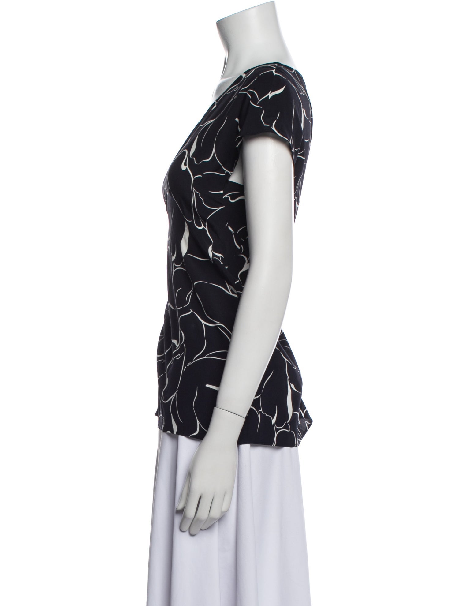 Escada Silk Printed T-Shirt