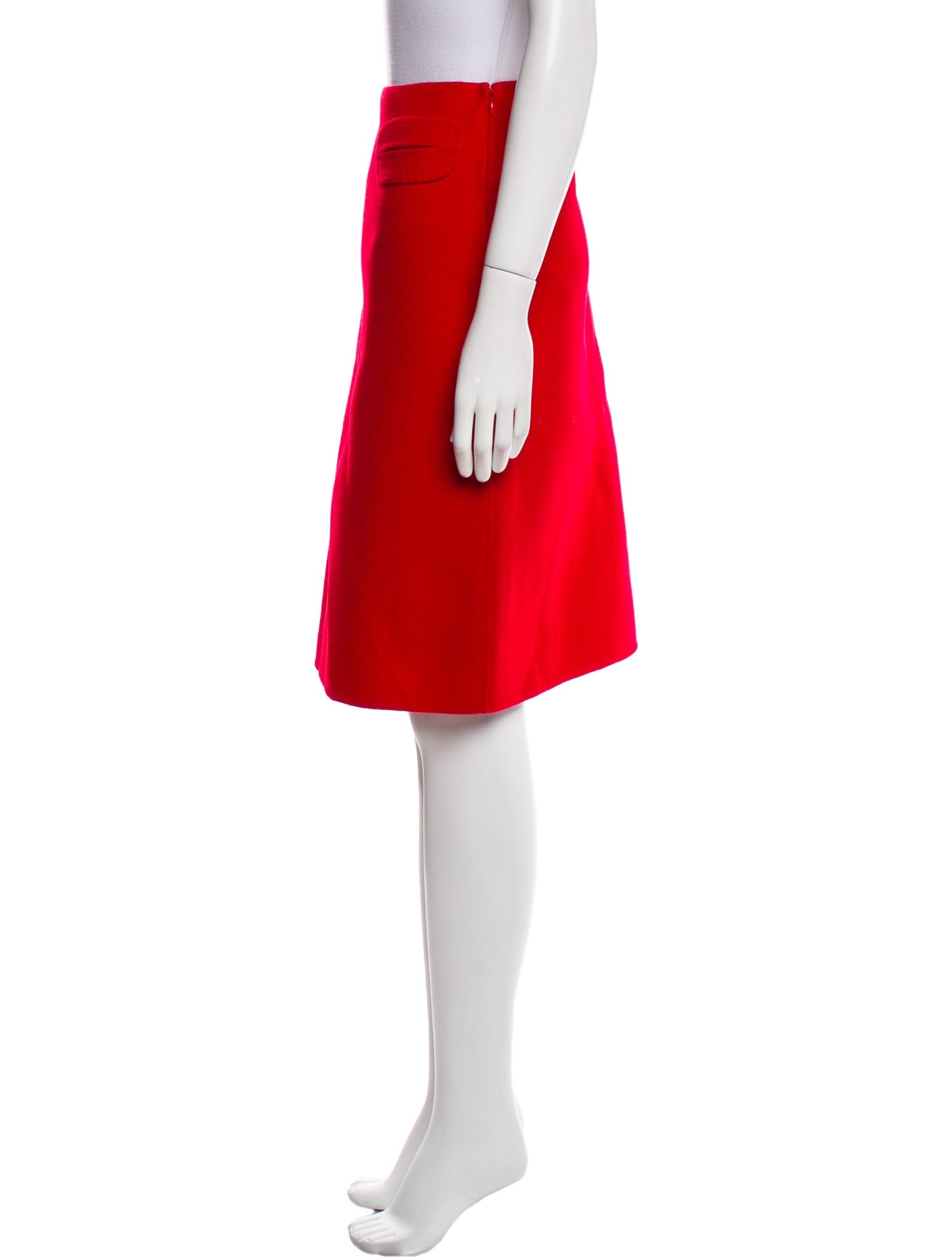 Escada Wool Knee-Length Skirt