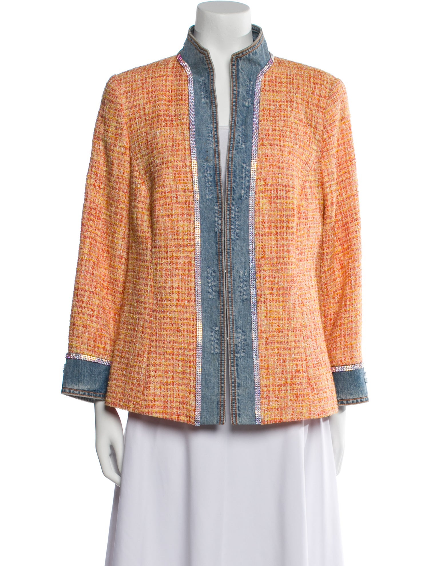 Escada Tweed Tweed Pattern Jacket