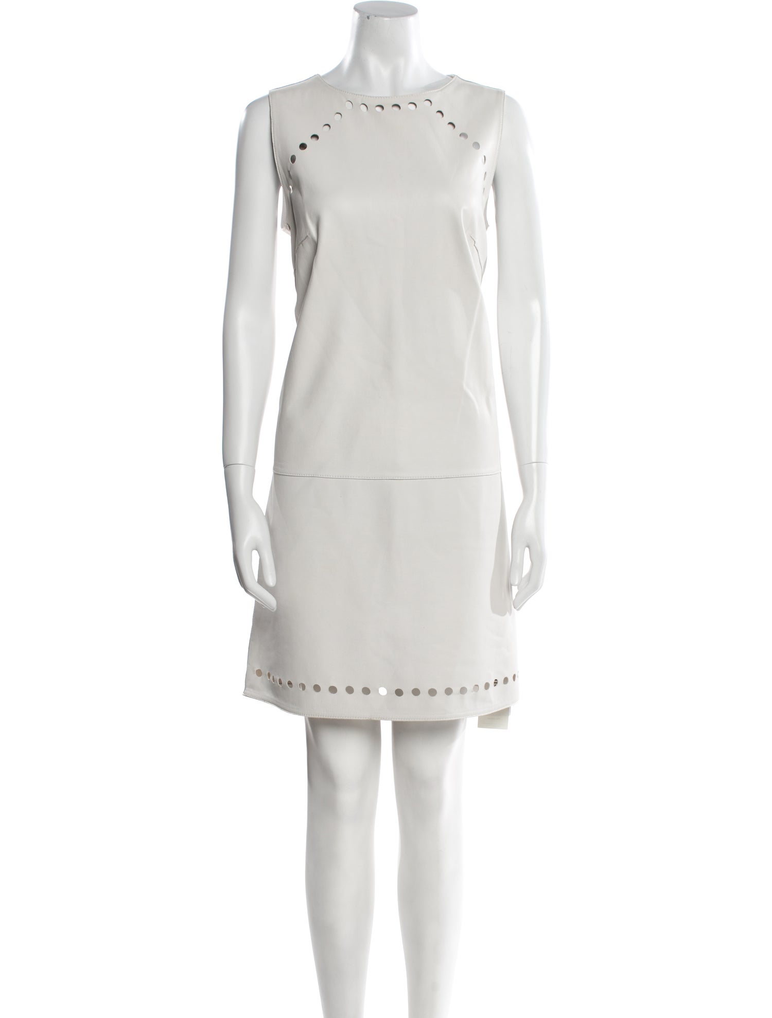 Escada Leather Mini Dress