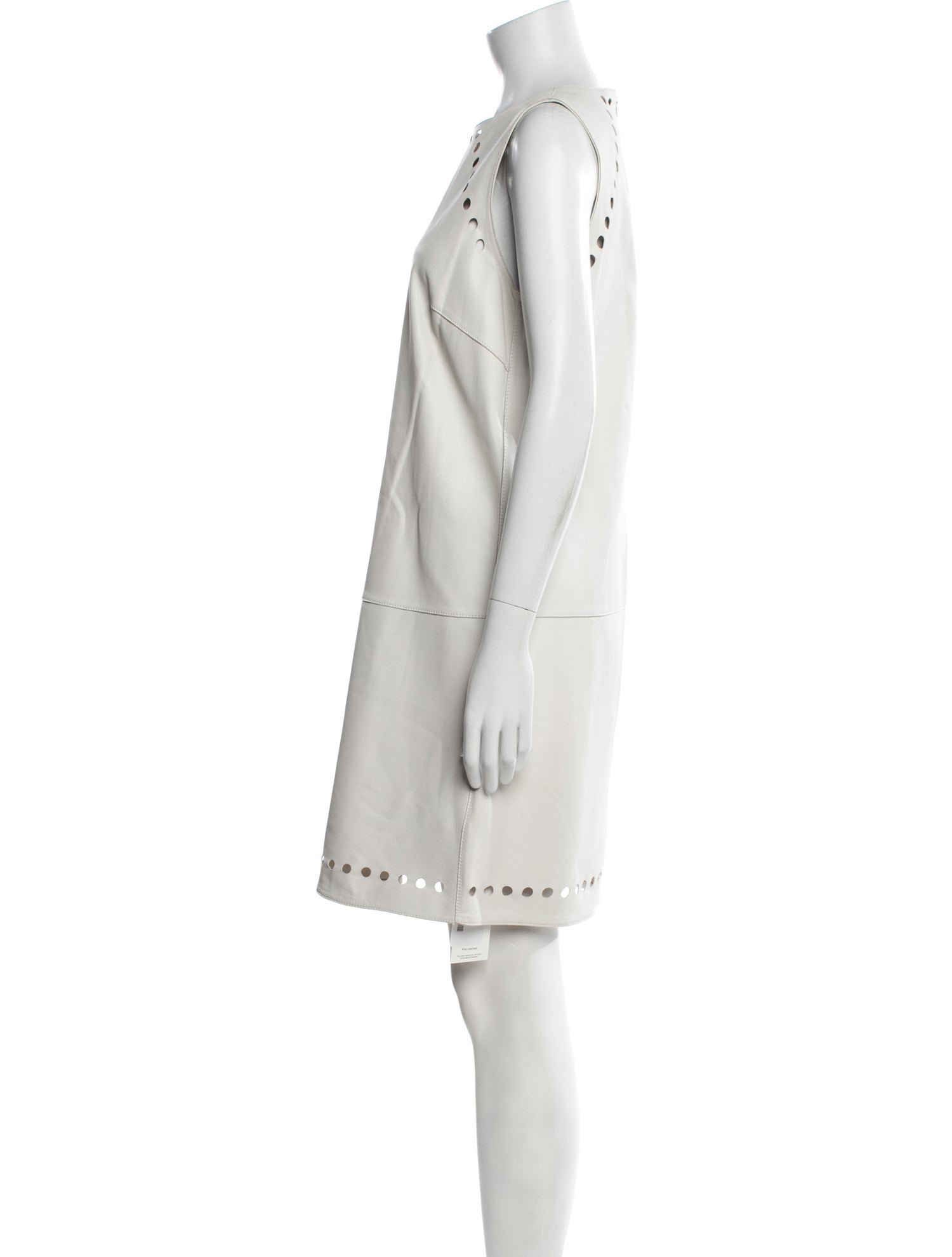 Escada Leather Mini Dress