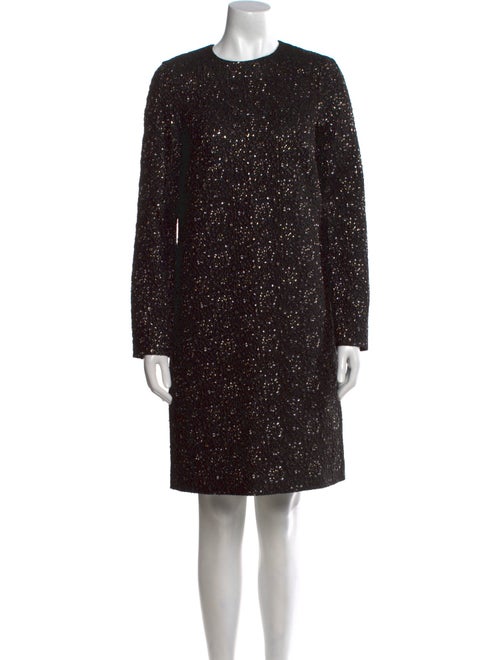 Escada Crew Neck Knee-Length Dress