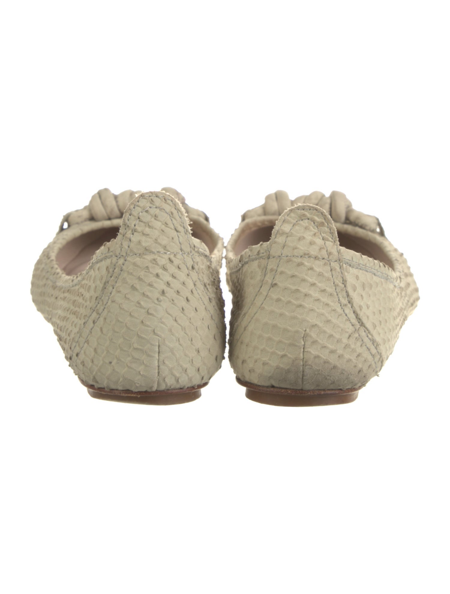 Escada Patterned Ballet Flats