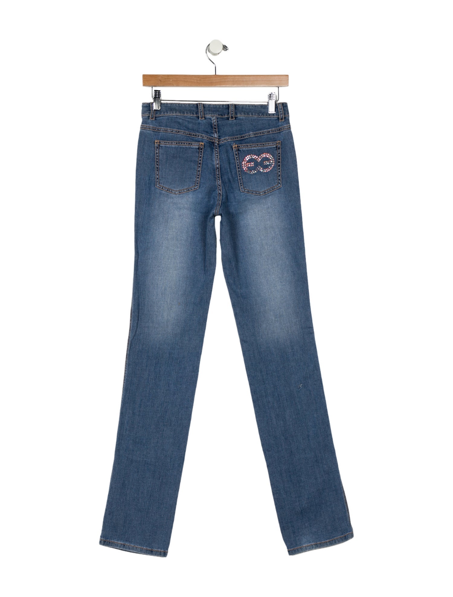 Escada Mid-Rise Straight Leg Jeans