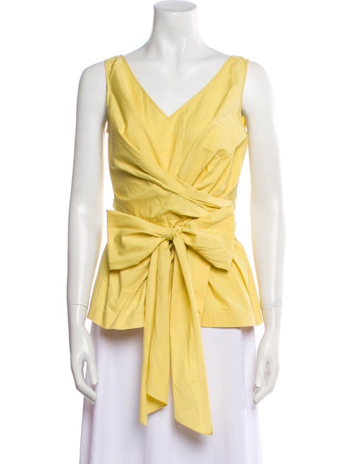 Escada V-Neck Sleeveless Top